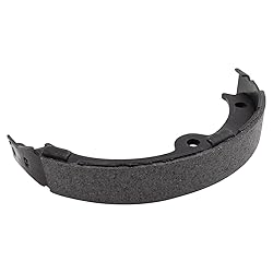 TRQ Rear Parking Brake Shoe Set Compatible with
