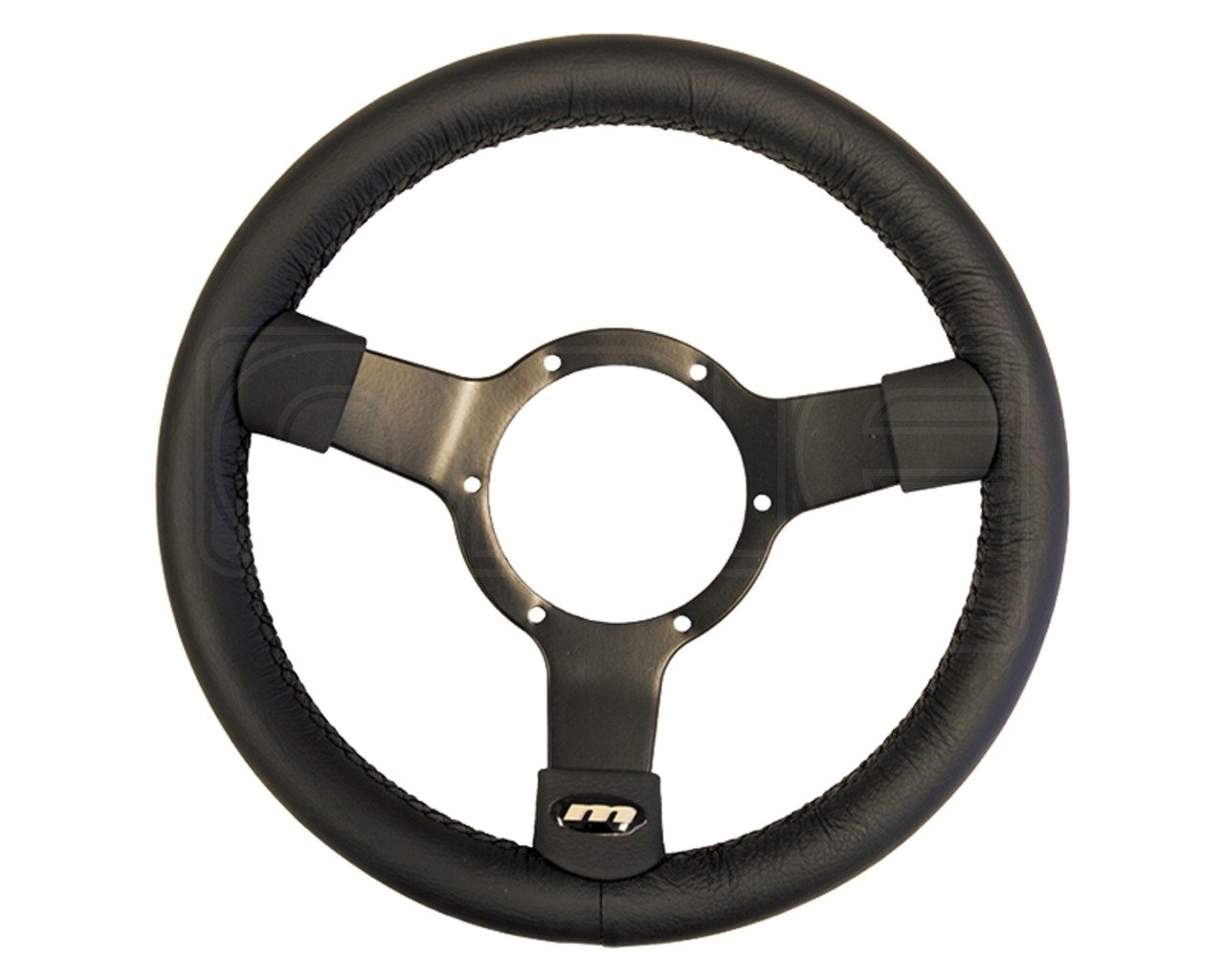 Mountney 23SBVB Semi - Dished 3 Spoke, Black Vinyl