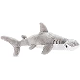 The Petting Zoo Hammerhead Shark Stuffed Animal Plushie, Gifts for Kids, Earth Keeperz Sealife Animals, Zoologee Grey Hammerhead Shark Plush Toy, 20 inches