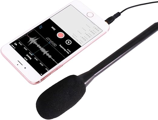 Amazon Arimic Bubスマートフォンインタビュー録音マイク指向性マイクfor Iphone 6s Plus Se 6 5 For Ipad Air Pro Android Phones 外付けマイク オンライン通販