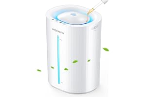 INSENVO 6.5L Humidifiers for Large Room Bedroom, Top Fill Humidifier, Quiet Cool Mist Humidifiers for Home, Baby, Pets, Plants, 54 Hours Run Time, Easy to Clean, Blue Nightlight, Auto Shut OFF