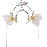 COSDREAMER Halo Crown Mary Goddess Headband Women's Halloween Costume Goddess Headwear (S)