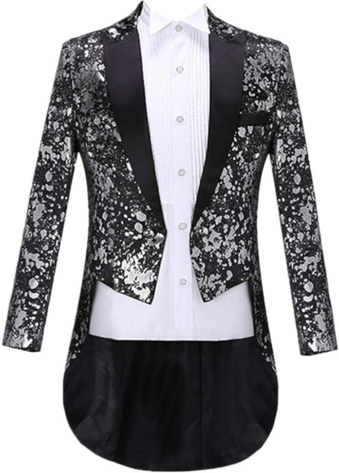 Yunyoud Abito Sportivo Da Uomo Elasticizzato Comodo Abito Di Corte Stile Retro Europeo Costumi A Coda Di Rondine Abito Militare Vestito Da Principe Prestazioni Amazon It Abbigliamento