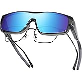 DUCO Sports Polarized Fit Over Sunglasses for Men Women Wrap Around Wear Over Glasses for Cycling Fishing