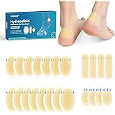 Hydrocolloid Gel Blister Bandages Pads - Kimihome 23ct Water Resistant Blisters Bandages - Adhesive Blister Pads for Heel, Foot, Toe - Gel Blister Chshions for Prevention & Recovery (Variety Pack)