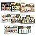 Tea Forte Single Steeps Loose Leaf Tea Sampler, Assorted Variety Tea Box, 15 Single Serve Pouches (Winter Collection)