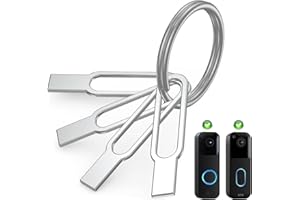Aieted 4 Pack Blink Doorbell Key Replacement Tool,Blink Doorbell Opening Tool,Blink Doorbell Pin Tool,Compatible With Blink Video Doorbell/newest model,Release Tool Removal Pin Security Key Tool