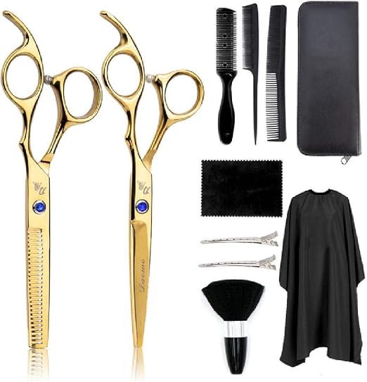 10er-Pack Silikon-Fingereinsätze Für Friseurscheren – Weich, Dunkelblau, Rutschfest