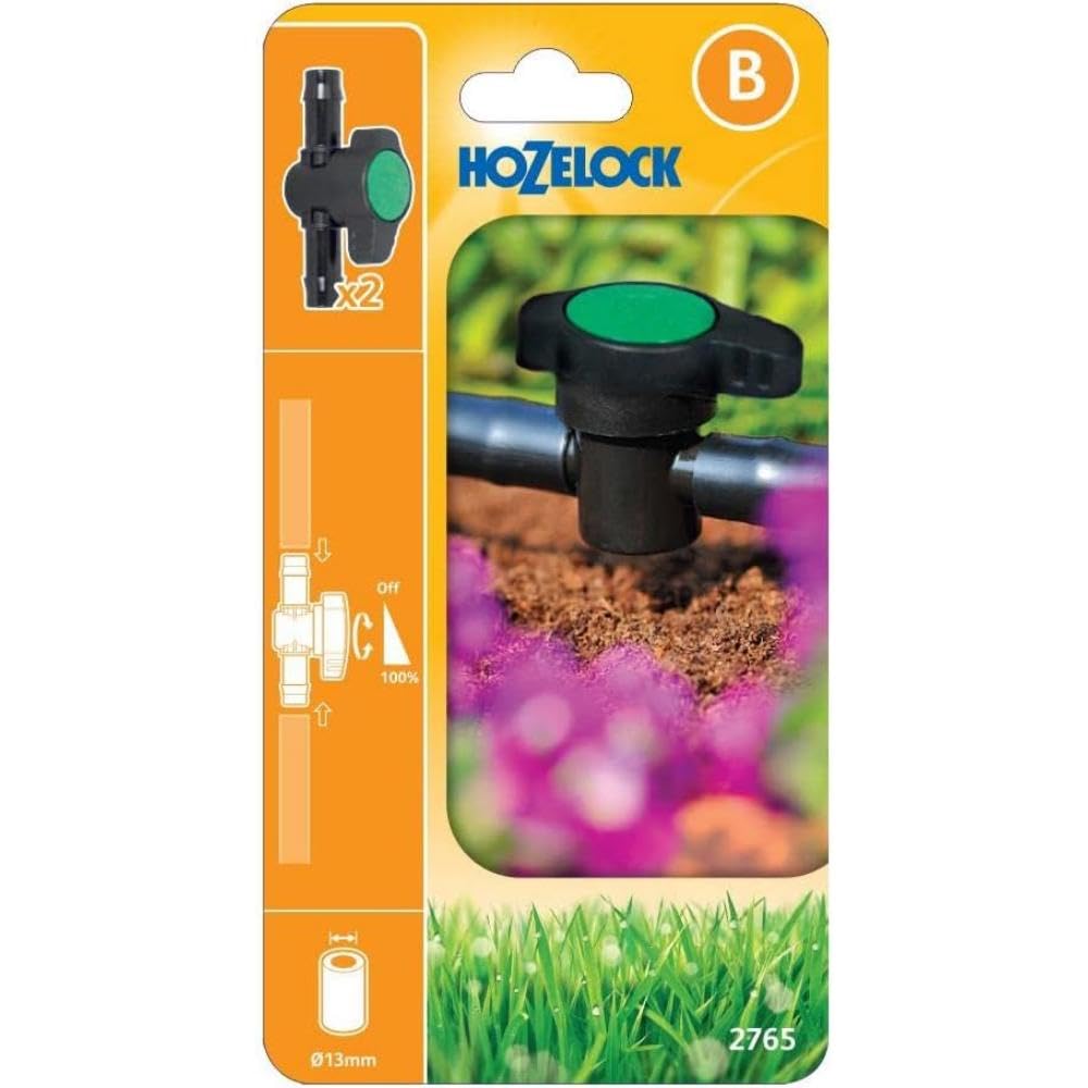 Hozelock Flow Control Valve 13mm (2 pack)