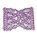 Ruihfas 5Pcs Easy Stretch Beaded Hair Combs Double Magic Slide Metal Comb Clip Hairpins for Women Hair Styling