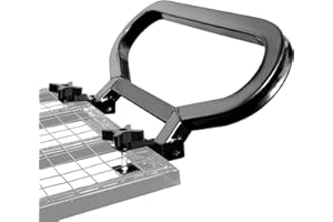 SFNSM 16"x 6.7" Treestands Footrest Kit, Heavy Duty Metal Climbing Treestand Platform Footrest Kit for 0.8"-1" Square Tube Bracket, Climbing Tree Stand Accessories for Outdoor Hunting Standing Safety