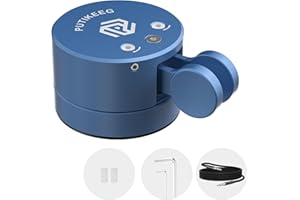 Putikeeg Mini Morse Code Key - CW Dual Paddle with Magnetic Base, Magnetic Return Paddles Morse Lambic Key for Amateur Ham Radio (Blue)