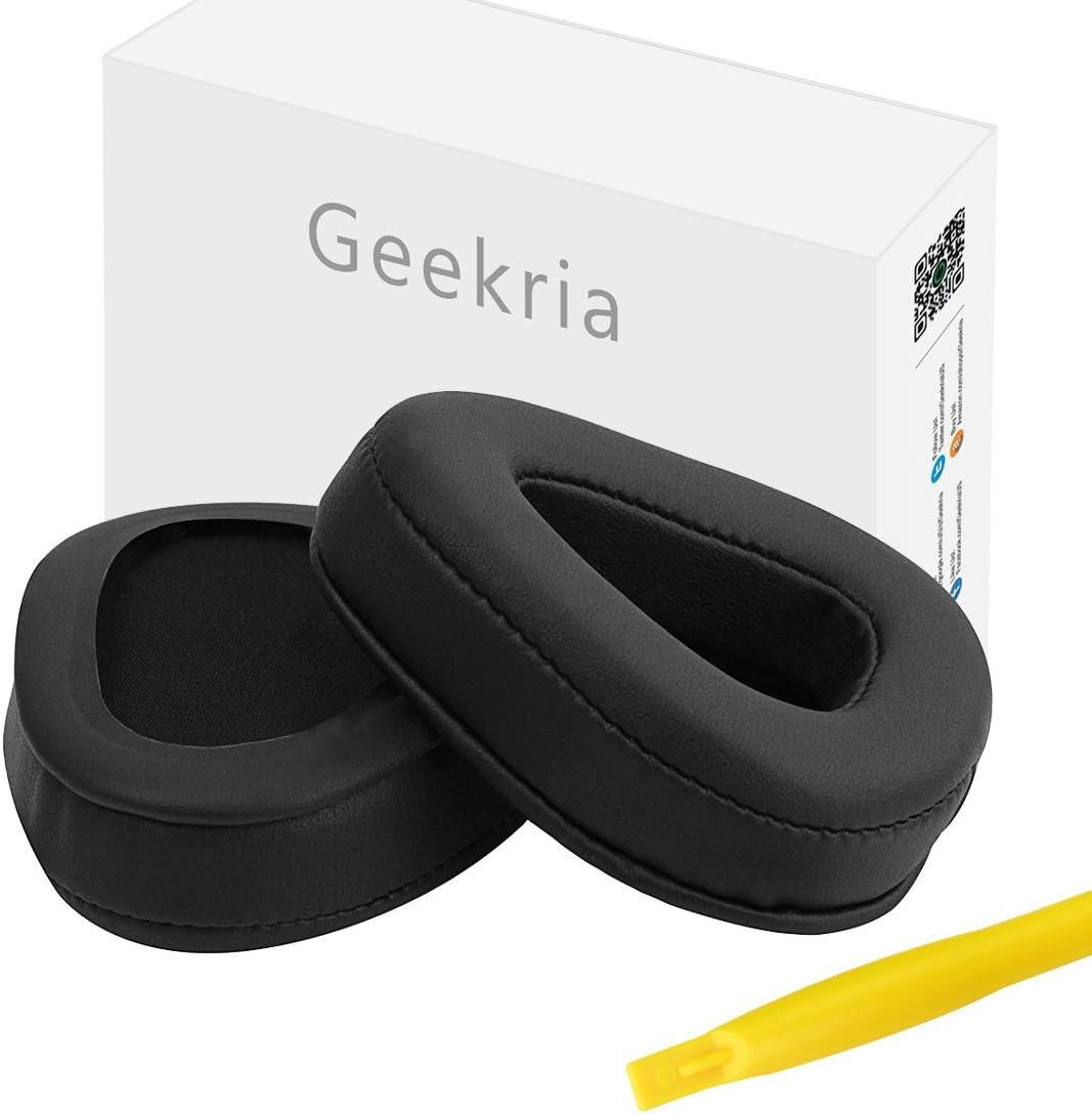Geekria Replacement Ear Pads for Skullcandy Aviator Aviator2 Headphones Ear Cushions, Repair Parts (Black)