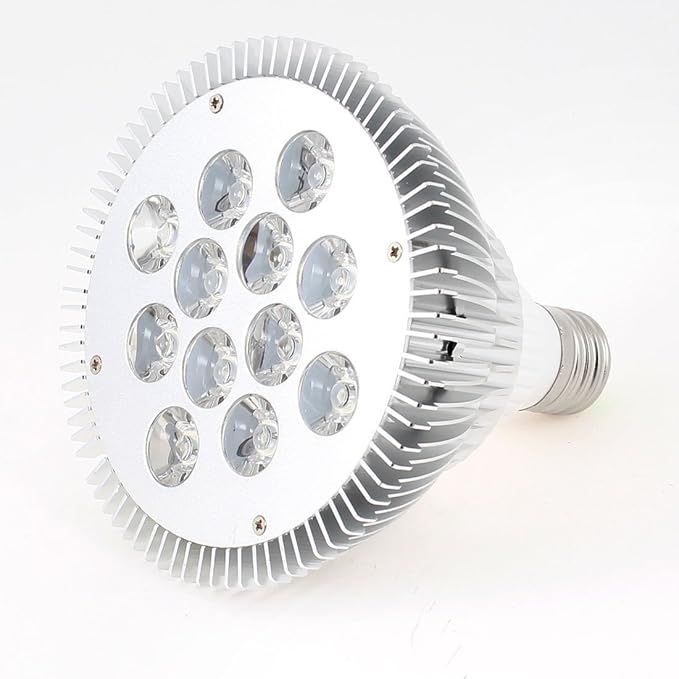 110V 24W regulable PAR38 de lámpara del proyector LED E27 blanco ...