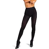 sofsy Italian Full Coverage Opaque Tights for Women - 100 Denier High Waisted Solid Pantyhose | Ultra Durable, Soft Nylon