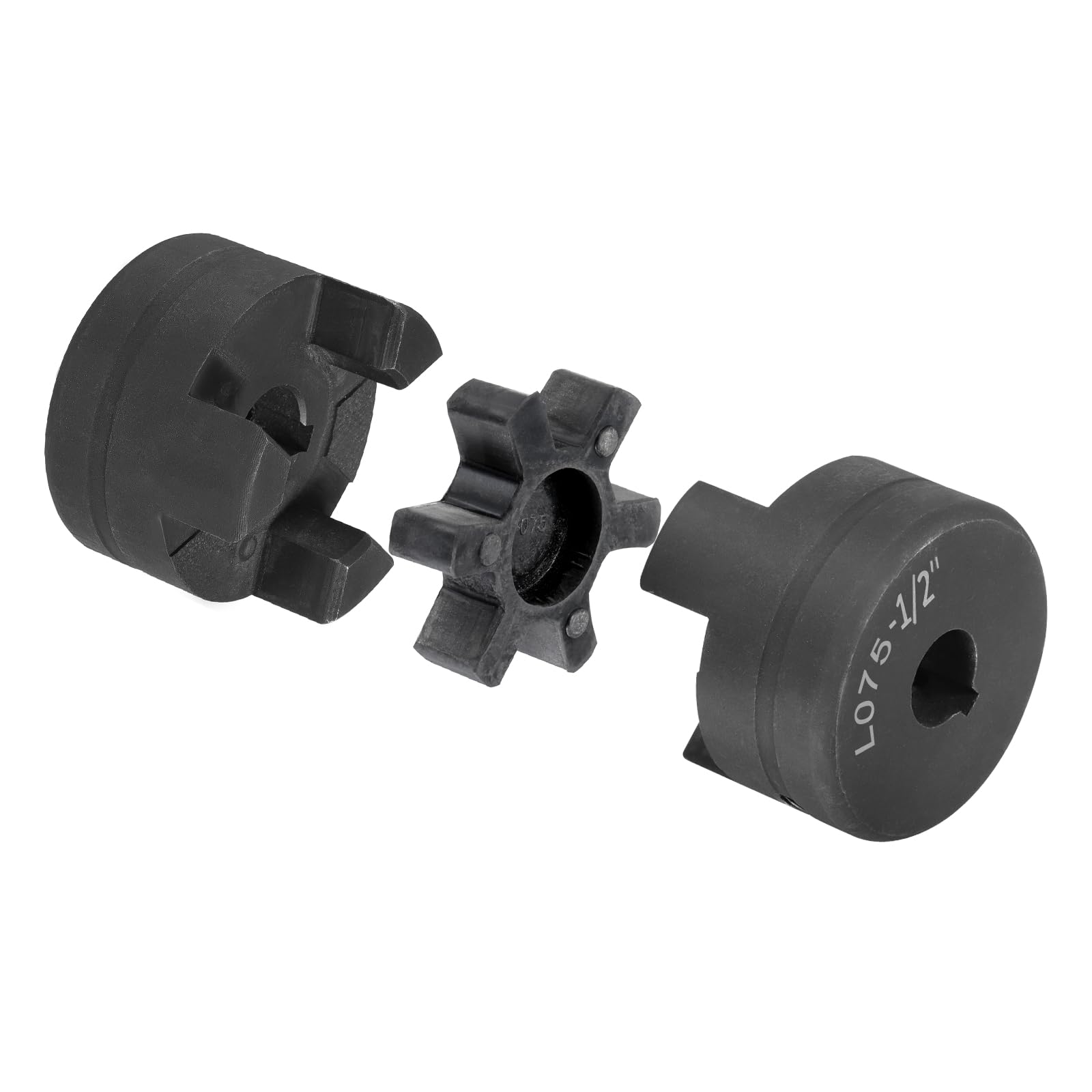 uxcell 1/2" to 3/4" L075 Flexible 3-Piece L-Jaw