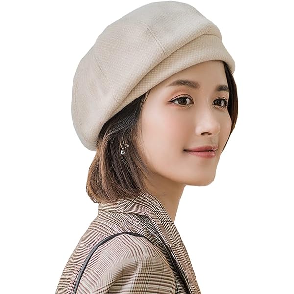 7161 Women Fashion Pleated Cloud Beret Hats Vintage Octagonal Peaked Caps AMPOSSTO Women Fashion Pleated Cloud Beret Hats Vintage  main image 2