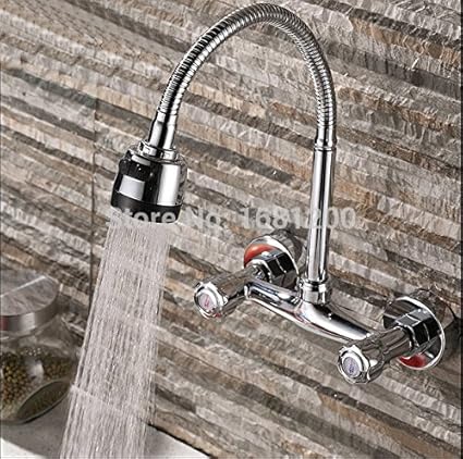 Buy Generic Hot And Cold Faucet Wall Mounted Kitchen Faucet