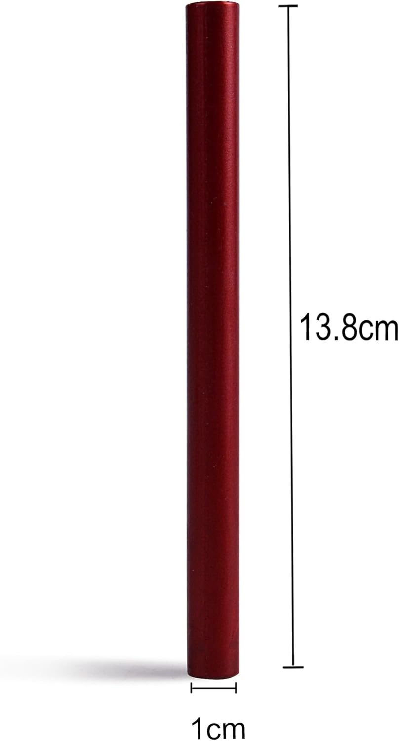 Sealing Wax Rod Blood Red for Standard Size Glue Gun - 5.4"(L) -