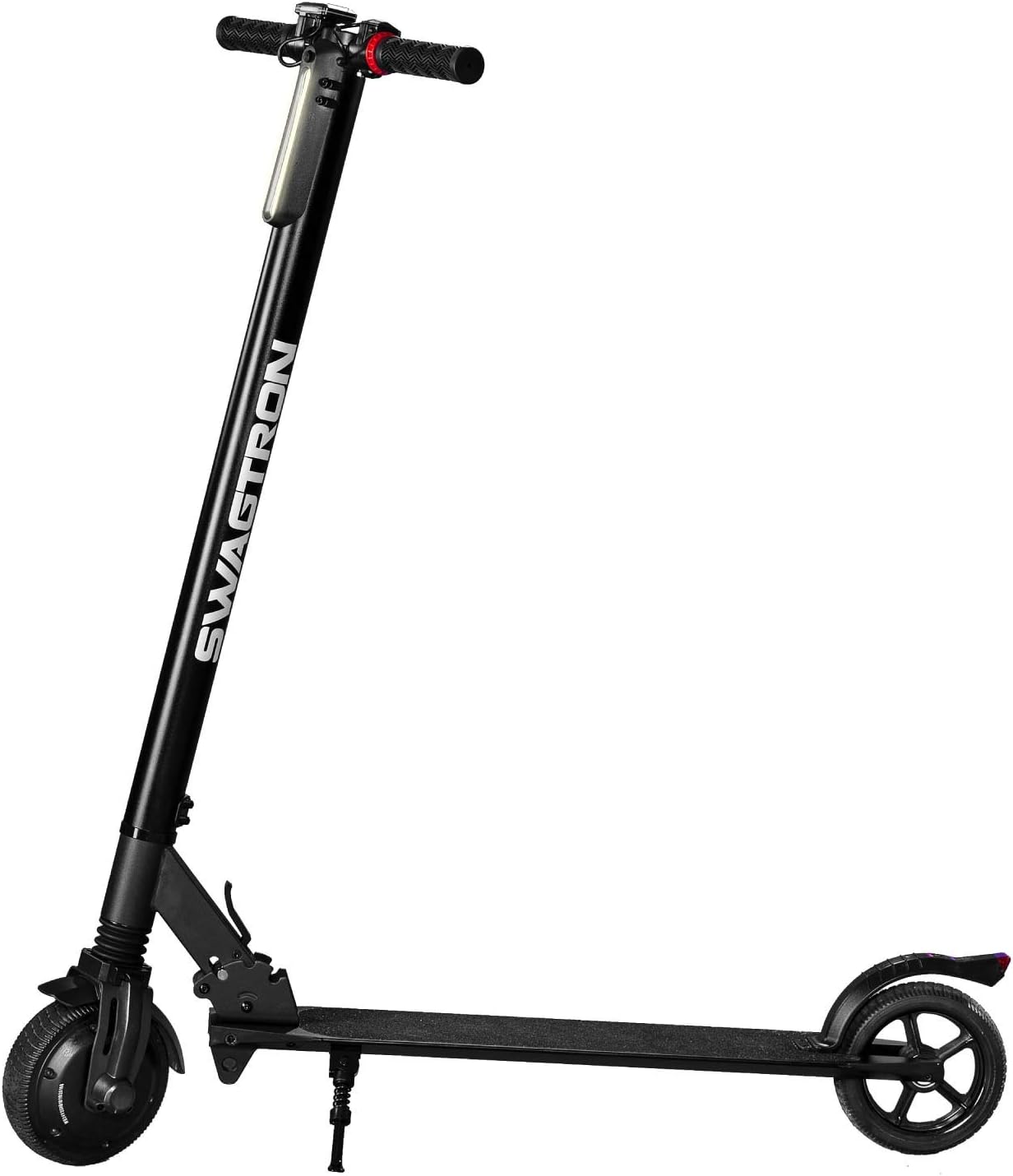 Swagtron Swagger Classic Foldable Electric Scooter, Cruise Control, 200W Hub Motor, Maintenance-Free Tires & More (SG-2)