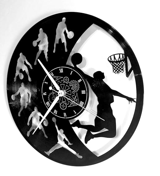 Reloj de pared de vinilo Vintage Handmade Amueblar Hogar Oficina ...