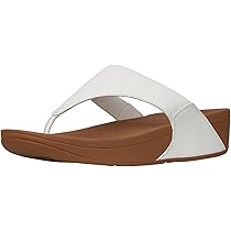 FitFlop I88024-050 LULU LEATHER TOEPOST White US07 : Amazon