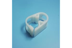 DOPHO Adjustable Plastic Tube Clamp 0.236-0.472 Inch Tube Laboratory Pinch Valve Flow Control Hose Clamp 50pc Pack