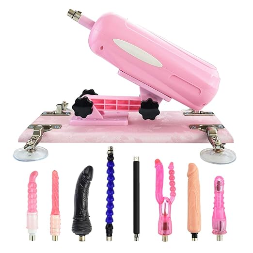 YOTEFUN Sexmaschine mit Dildo, Automatische Fickmaschine für Männer und Frauen, Liebesmaschine mit 8 Zubehör, Sexprodukt für 