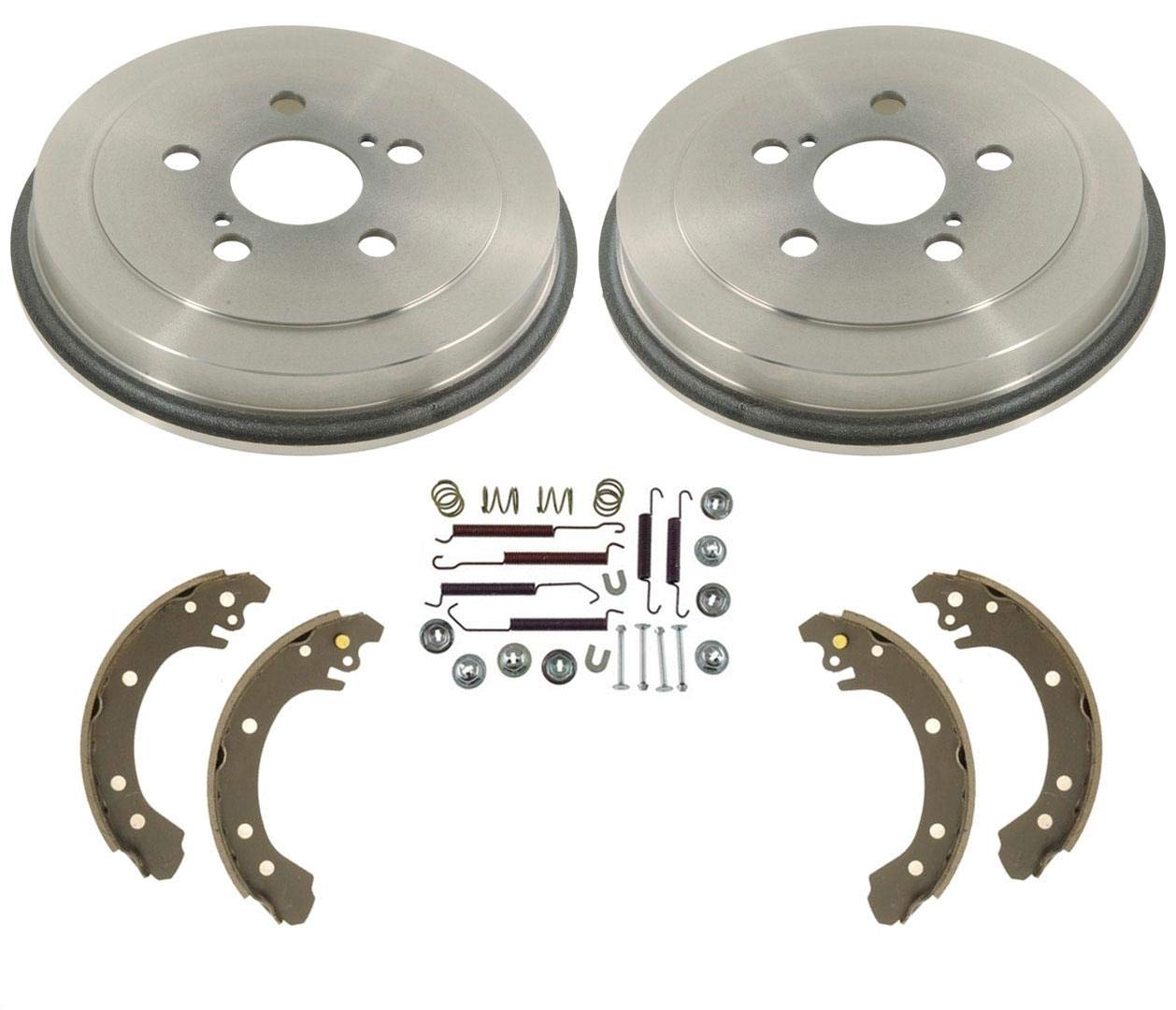 Rear Drums Brake Shoes & Springs for Toyota Corolla Built USA or Canada 03-08 Vin Numbers Starts Wit