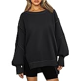 Trendy Queen Womens Oversized Sweatshirts Hoodies Crewneck Shirts Fall Outfits Teen Girls Y2k Winter Clothes