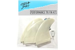 Catch Surf Hi-Perf Thruster Fin Set, Natural