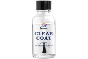 SENVEN Auto Paint Clear Coat for Cars High Gloss Automotive Clear Coat Touch Up Paint Repair Car Automotive Peeling Repair Kit Repair Kit Pen 1.5 Oz