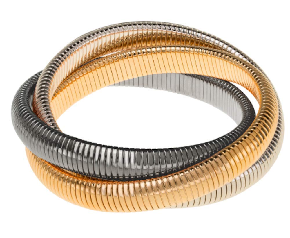 Janis Savitt Triple Cobra Bracelet