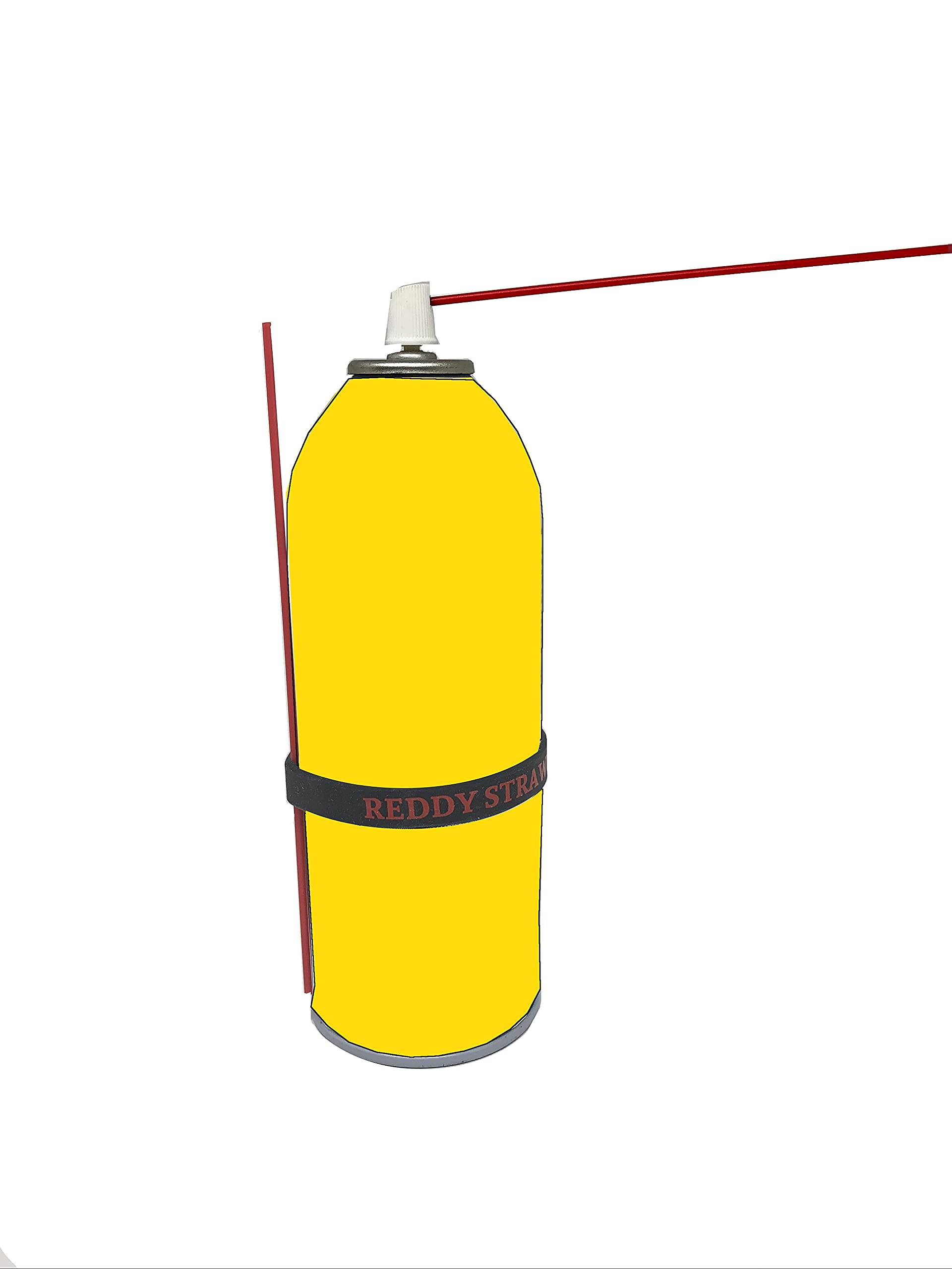 20 Replacement Aerosol Spray Can Tip Plastic 7" Red Straws Oil Cleaner Lubricant Tubes WD40 WD