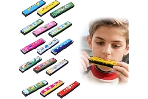 15 Pcs Cartoon Harmonica with Double Row of 16 Holes, Musical Instrument for Beginners, Adult, Goodie Bags, Party Favors, Bir