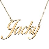 HUAN XUN Customized Custom Simple Any Name Necklace