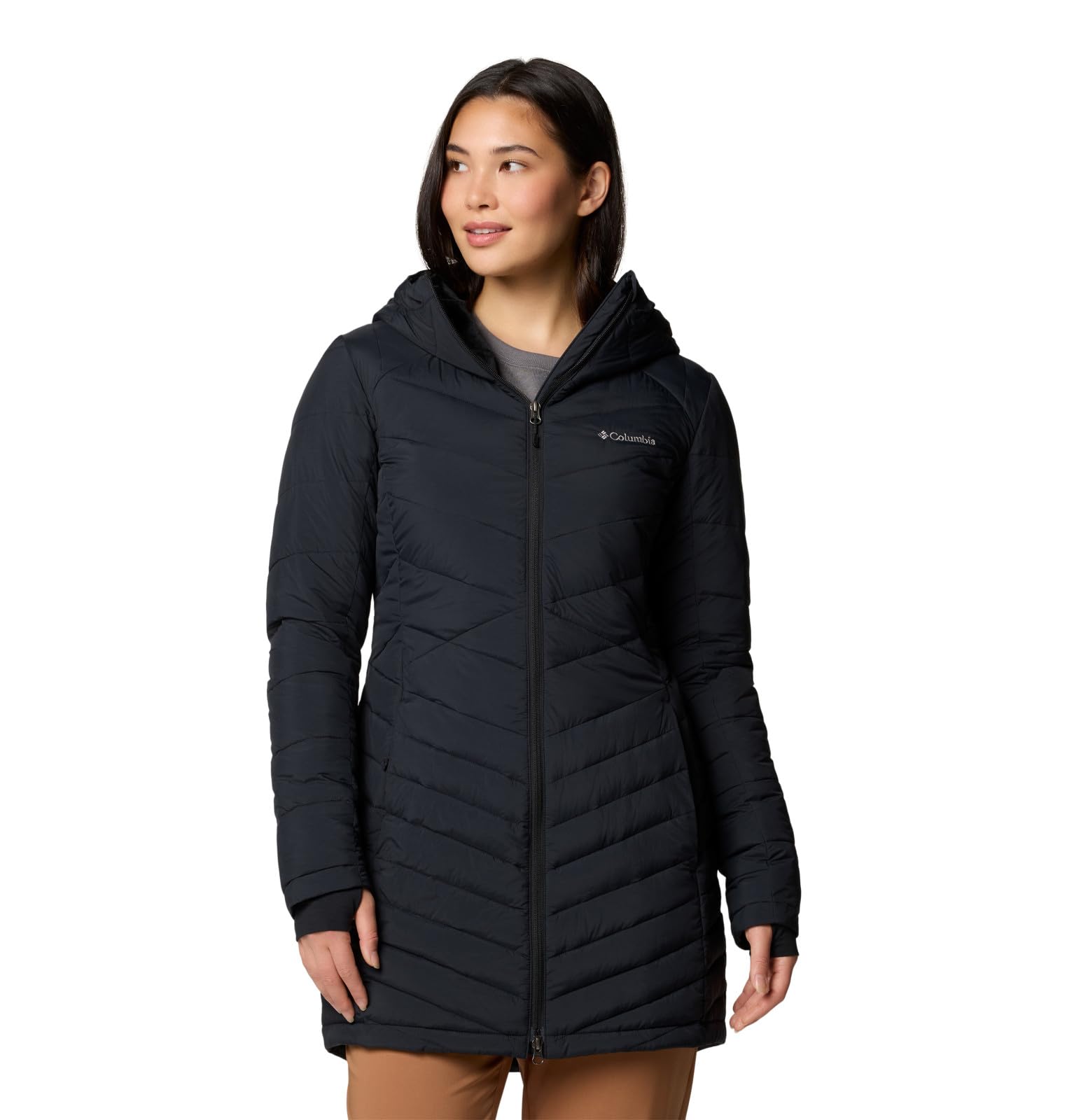 Columbia Women’s Joy Peak II Mid Jacket, Black, Large
