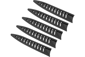 PATIKIL PP Safety Knife Cover Sleeves for 5" Utility Knife, 5 Pack Knives Edge Guard Blade Protector Universal Knife Sheath P