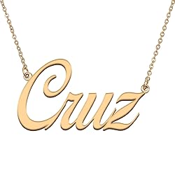 HUAN XUN Customized Custom Simple Any Name Necklace