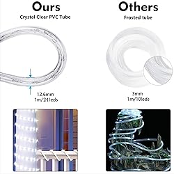 150ft LED Rope Lights Outdoor, 1080 LED Connectable
