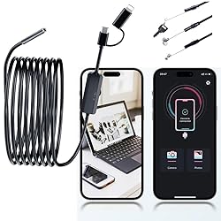 Endoscope Camera for iPhone 15/14/13/12/11 Pro Max
