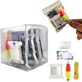 LoDinpo Mini Survival Fishing Kit&ndash;Compact Emergency Fishing Gear for Camping,Hiking,Bushcraft,Backpacking Small Tackle Box with Hooks,Line,Tools&ndash;Great Gift for Fishermen,Hikers&amp;Preppers