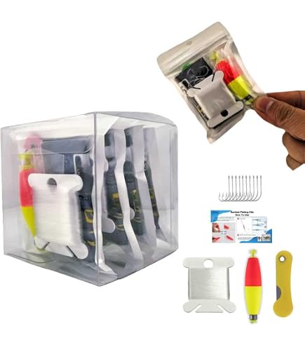 LoDinpo Pocket Survival Fishing Kit, Compact Emergency Gear