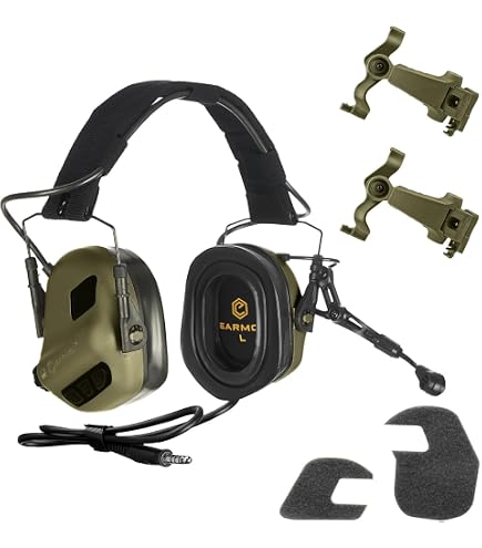 【新品】EARMOR M32 ヘッドセット オリーブグリーン OD Amazon.com : EARMOR M32 Plus Tactical Headset for Helmet - Noise