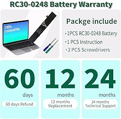 DMKAOLLK 80Wh RC30-0248 Battery Replacement for