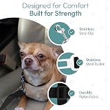 PIYAREY Dog Seat Belt Adjustable Car Harness Small Black view 6