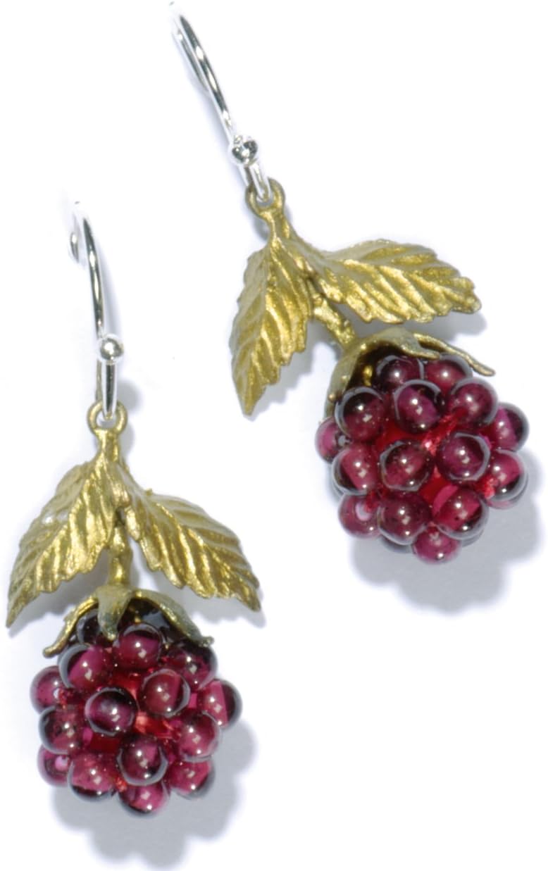 Michael Michaud Raspberry Wire Drop Earring 4088