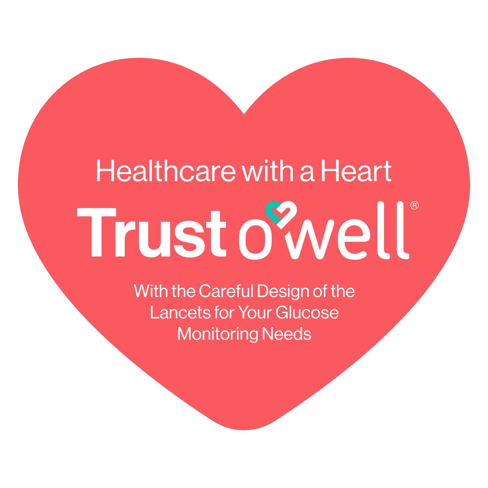 OWELL® Safety Lancets 21G x 2.5mm – 100 Count | Extra Blood Flow for Thick Skin | Sterile, Preloaded, Medical-Grade, Pressure Activated for Diabetic Glucose Testing