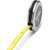 Lufkin Crescent Lufkin 1/4" x 6' Executive Diameter Yellow Clad A19 Blade Pocket Tape Measure - W606PD