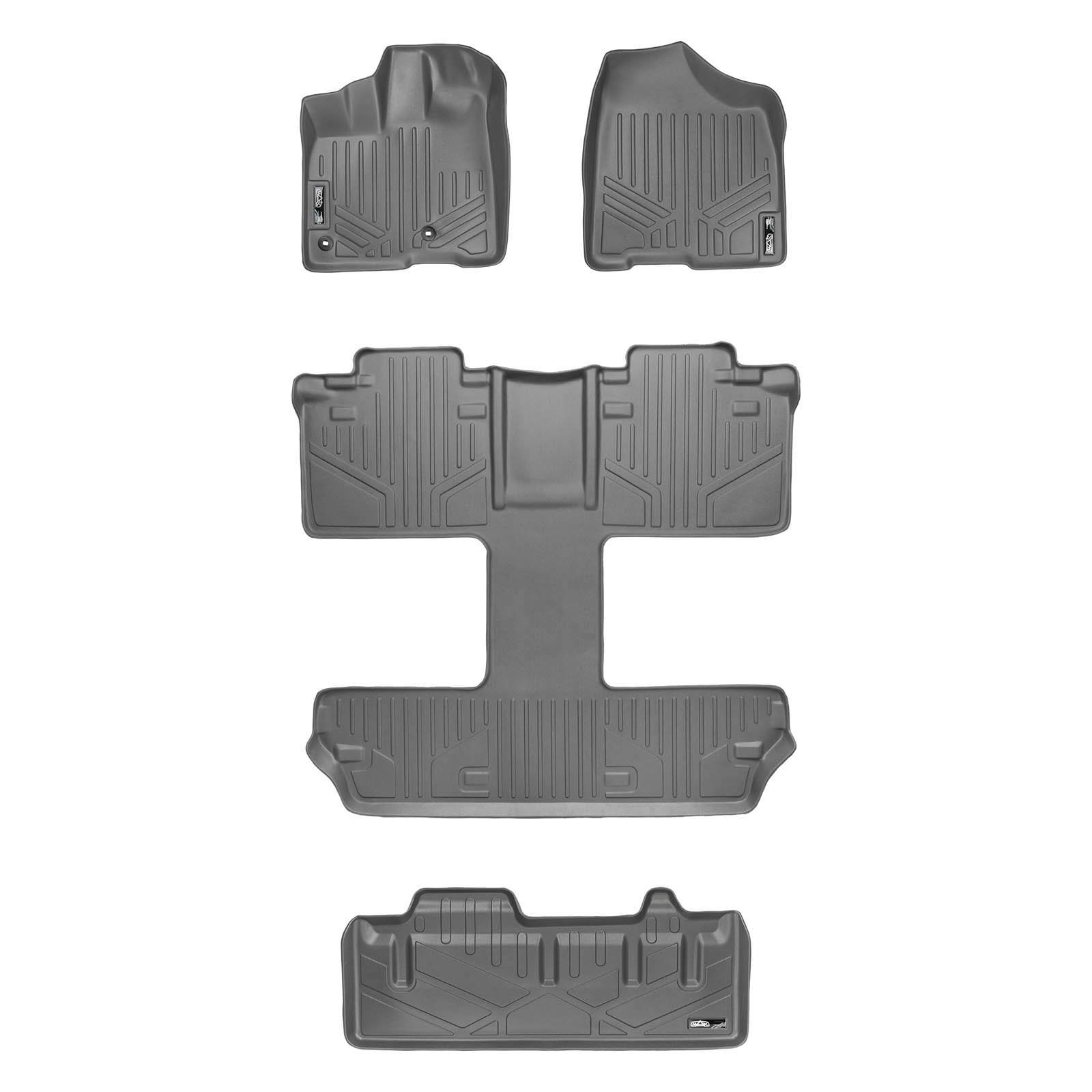 MAXLINER Floor Mats 3 Rows and Cargo Liner Behind 3rd Row Set for 2013-2020 Toyota Sienna